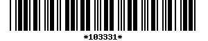 Barcode article