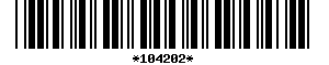 Barcode article