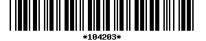 Barcode article