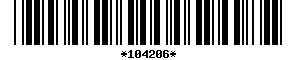 Barcode article