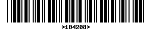 Barcode article