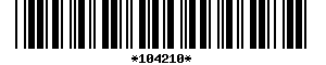 Barcode article