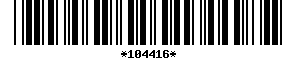 Barcode article