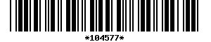 Barcode article