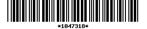 Barcode article