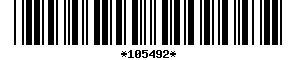 Barcode article