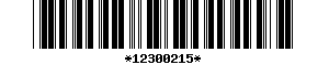 Barcode article