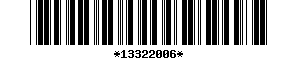 Barcode article