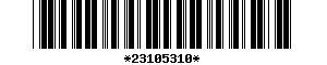 Barcode article