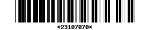 Barcode article