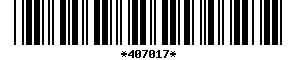 Barcode article