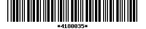 Barcode article