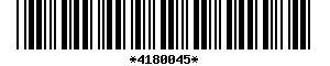 Barcode article