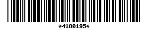 Barcode article