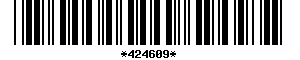 Barcode article