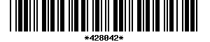 Barcode article