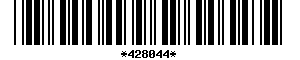 Barcode article