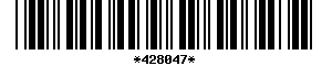 Barcode article