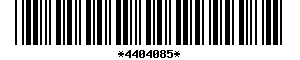 Barcode article