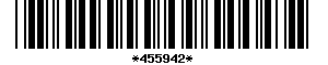 Barcode article