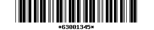 Barcode article