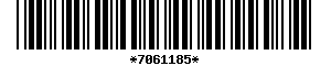 Barcode article