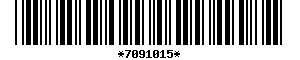 Barcode article