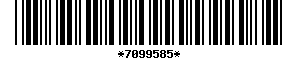 Barcode article