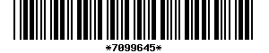 Barcode article