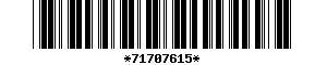 Barcode article