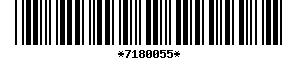 Barcode article