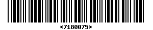 Barcode article