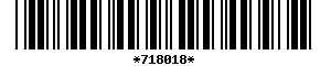 Barcode article