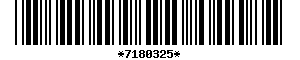 Barcode article