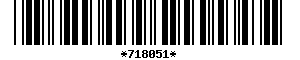 Barcode article