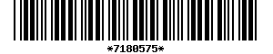 Barcode article