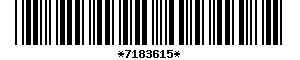 Barcode article