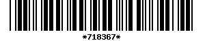 Barcode article