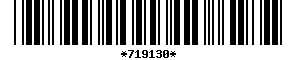 Barcode article