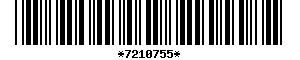 Barcode article