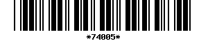 Barcode article