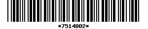 Barcode article