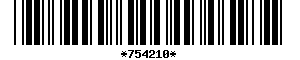 Barcode article