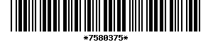 Barcode article