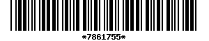 Barcode article