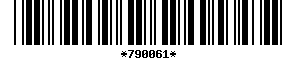 Barcode article