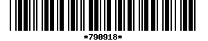 Barcode article