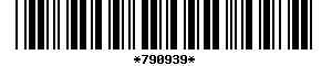 Barcode article