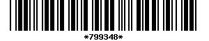 Barcode article