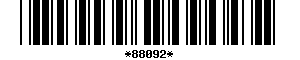 Barcode article